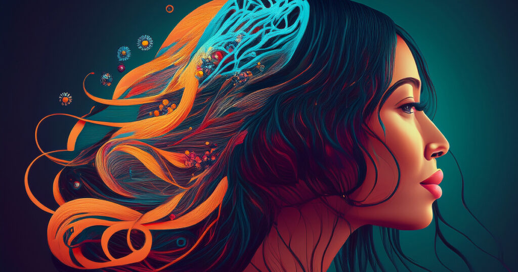 caduta di capelli - testa donna che perde capelli - www.medicinaesteticabeauty.it