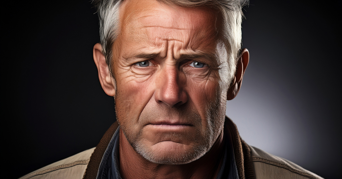 Eiaculazione precoce - viso di uomo bianco preoccupato - www.medicinaesteticabeauty.it