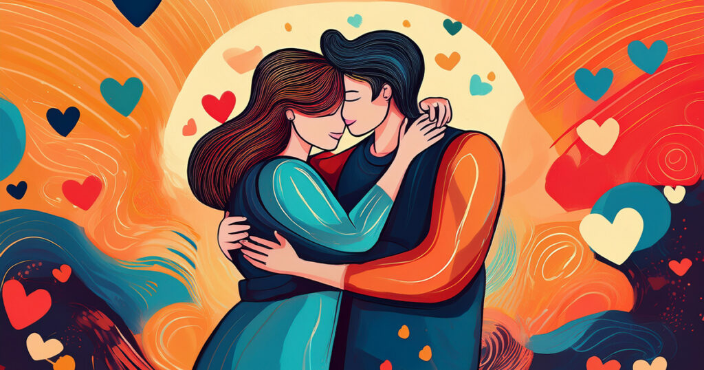 Endorfine - un uomo e una donna si abbracciano - www.medicinaesteticabeauty.it